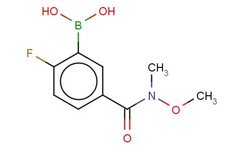 2-FLUORO-5-(N-METHOXY-N-METHYLCARBAMOYL)BENZENEBORONIC ACID